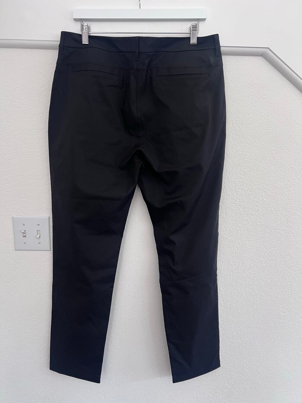 Public Rec Black Chino Mens Pants 34 x 32 Performance Golf Athleisure NWOT